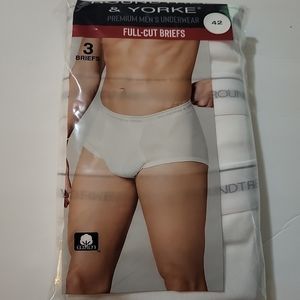 NWT Roundtree & Yorke Full- Cut Briefs 34 36 42